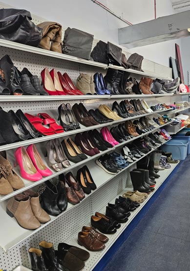 Souliers usagés divers